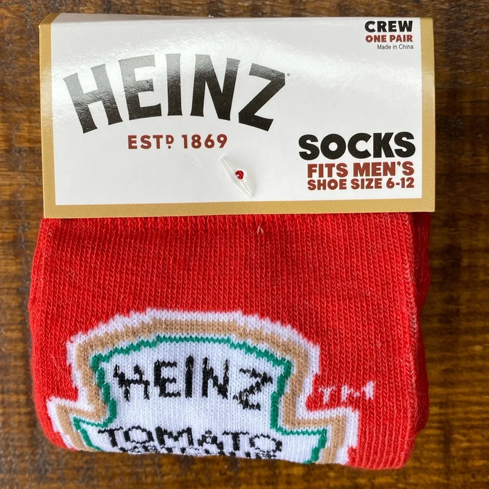 Odd Sox Heinz Ketchup Crew Socks Men’s 6-12